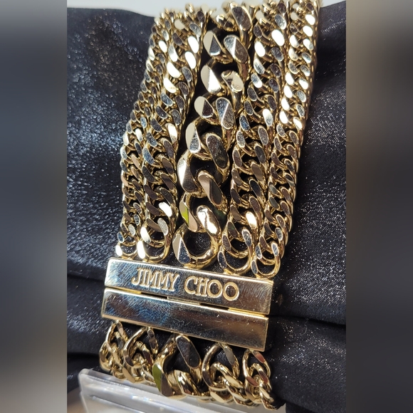 SOLD!!!!Jimmy Choo Black  Evening  Handbag 🩷 - Picture 3 of 13